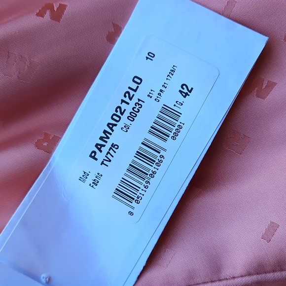 Marni Coral Satin Stripe Track Pants 42 Italy/ 6 US NWT - Picture 8 of 12